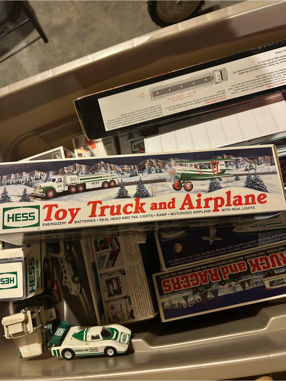 Hess Toy Truck and Airplane - Classic Kids Vehicle Set 2002